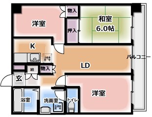 グランドハイツ小野の物件間取画像